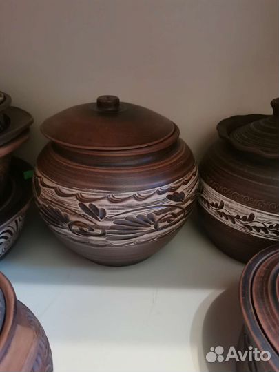 Посуда красная глина