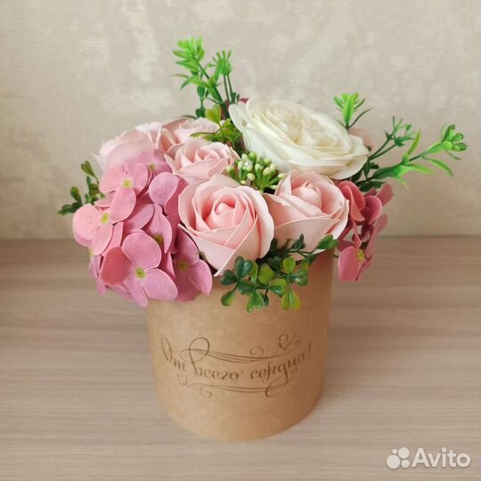 Букет из мыльных цветов подарок