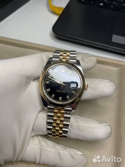 Rolex datejust 41mm, сталь Oystersteel, бриллианты