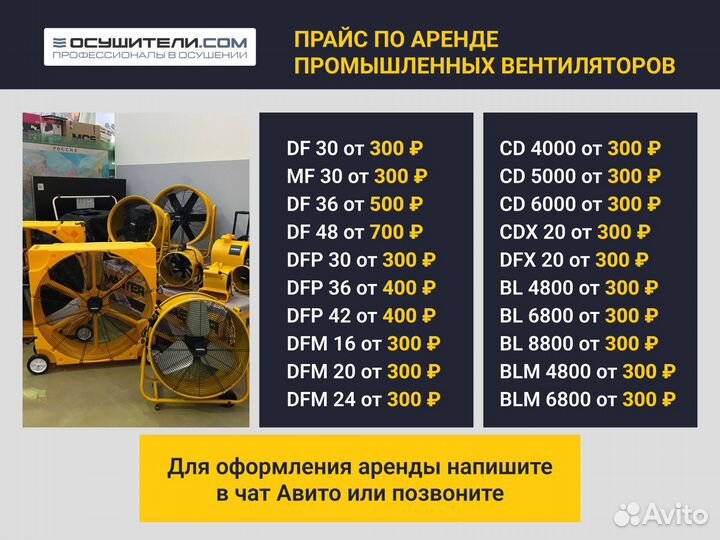 Аренда осушитель воздуха Аренда осушителя воздуха