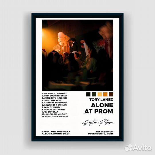 Постер Tory Lanez (А2)