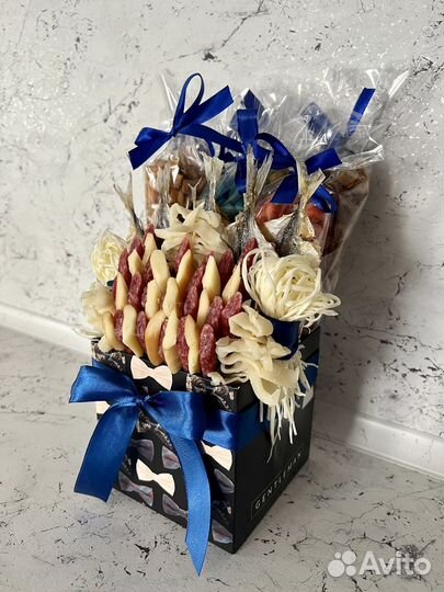 Мужской съедобный букет, подарок мужчине