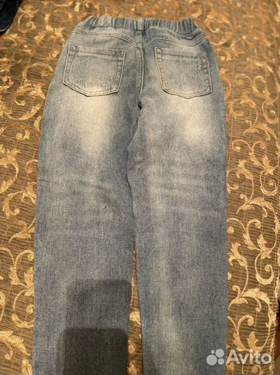 Джинсовые брюки для девочки