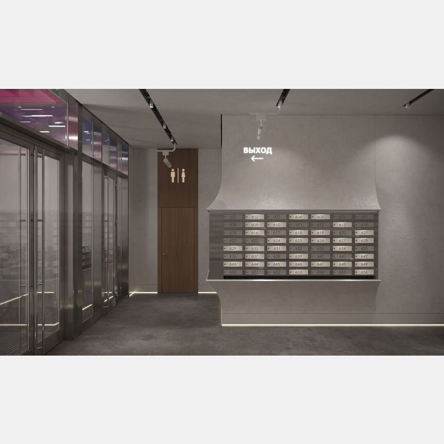 1-к. квартира, 49,4 м², 3/51 эт.