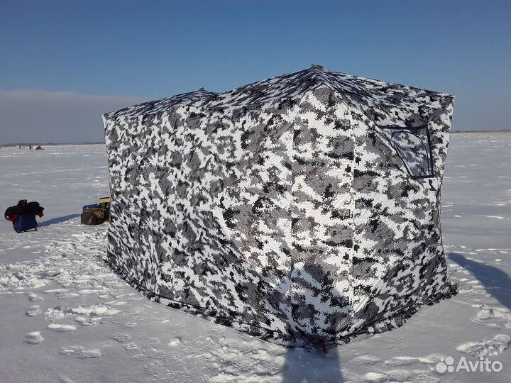 Палатка зимняя cube dubl эконом