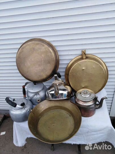 Таз, для, варенья, чайники