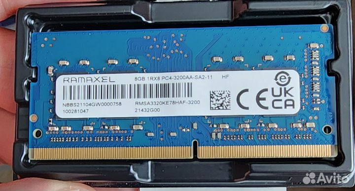 Оперативная память ddr4 8gb 3200