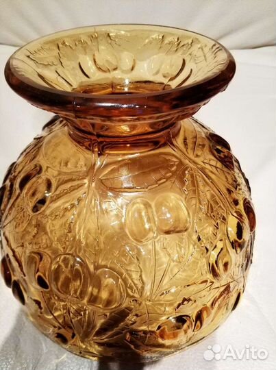 Ваза, чаша-фруктовница, Вишни, Баролак