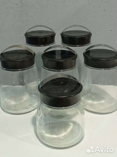 Банки контейнеры для сыпучих продуктов стекло