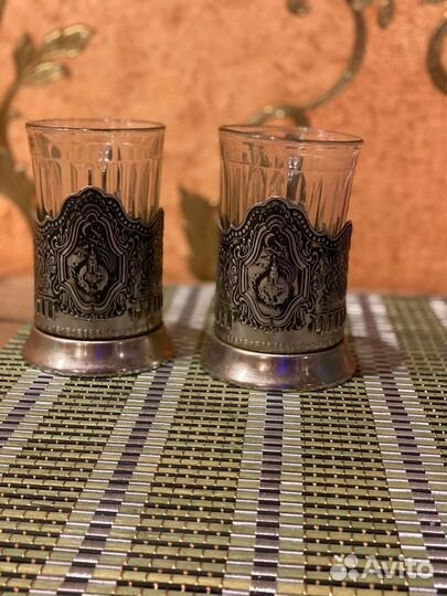 Подстаканник Советский космос со стаканом