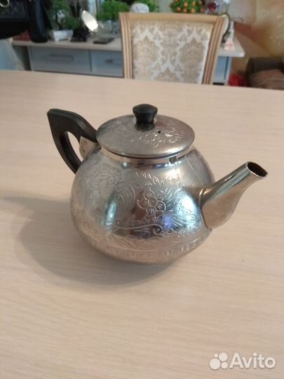 Заварочный чайник мельхиор Раритет СССР