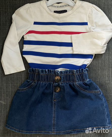 Вещи пакетом на девочку 74 80 86 бренд