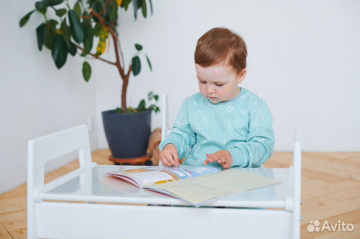 Растущая парта + стул + подушка Комплект