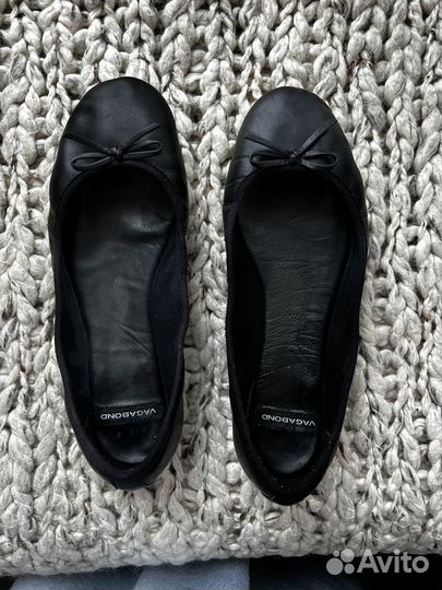 Балетки натуральная кожа 36 размер, 23 см