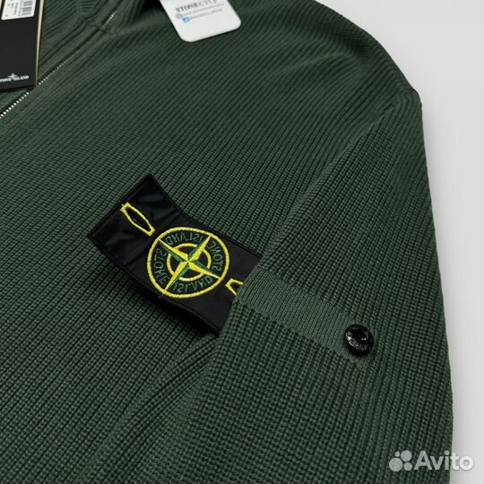 Летний кардиган Stone island хаки 526D8