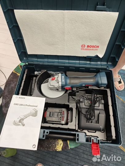 Аккумуляторная ушм bosch