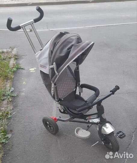 Велосипед коляска с ручкой