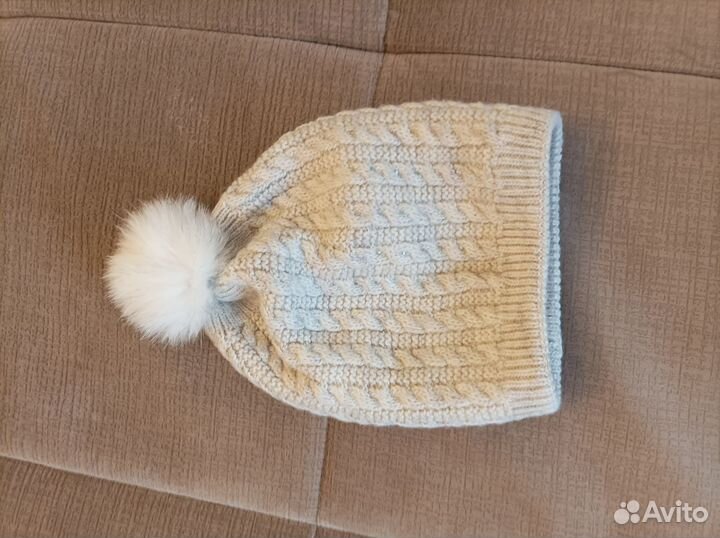Шапка зимняя для девочки 46 48