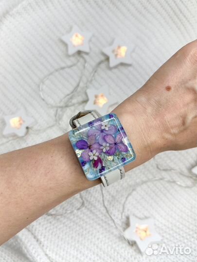 Браслет из эпоксидной смолы