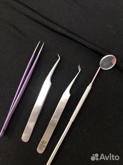 Пинцет для наращивания ресниц