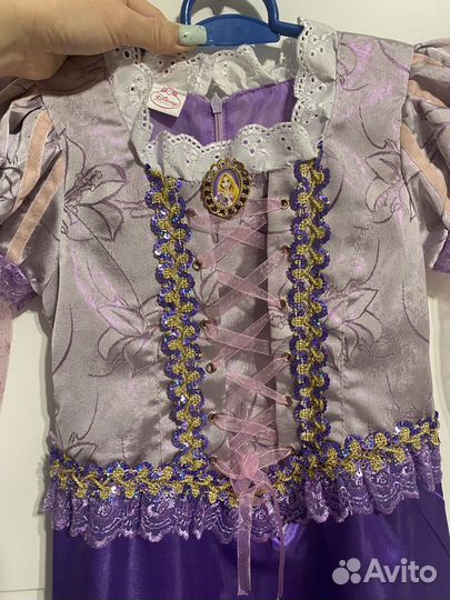 Продам новогодний костюм Рапунцель, рост 116-122