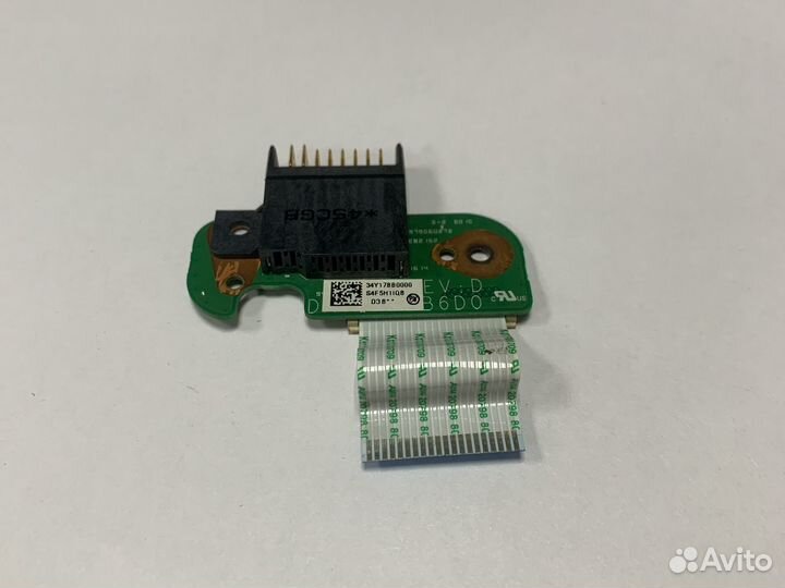 Плата питания акб ноутбука hp 17-f