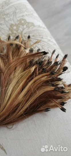 Волосы для наращивания 60 см бу