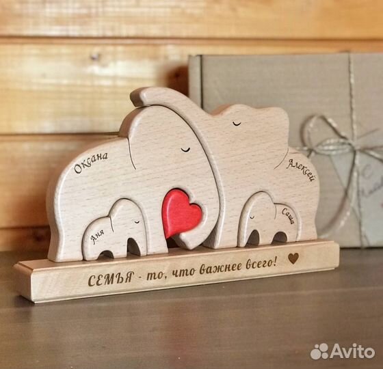 Деревянные фигурки подарок из дерева на годовщину