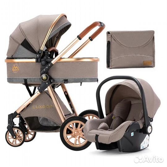 Коляска Luxmom V9 3в1 (2022) - новая