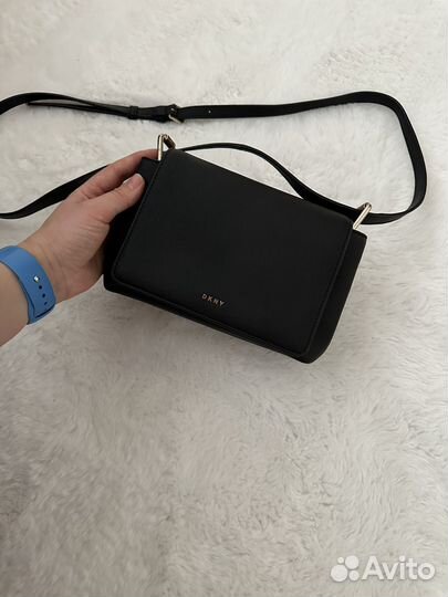 Сумка натуральная кожа dkny