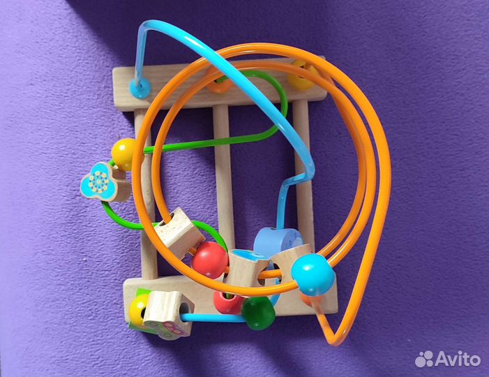 Детский деревянный лабиринт