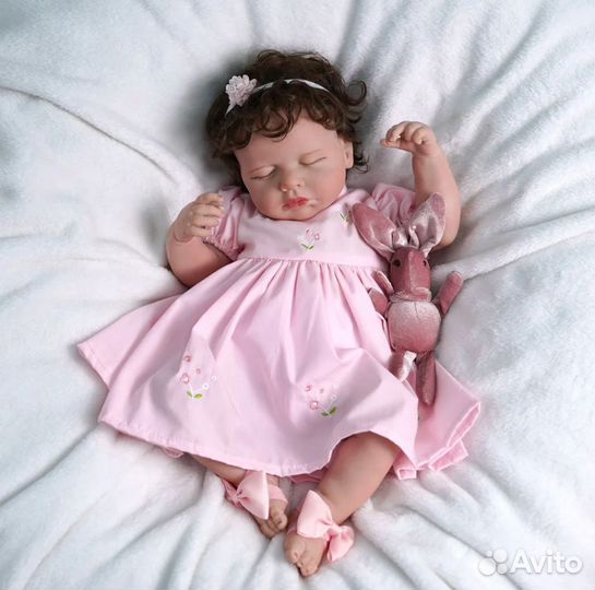 Кукла реборн пупс девочка силиконовая новая
