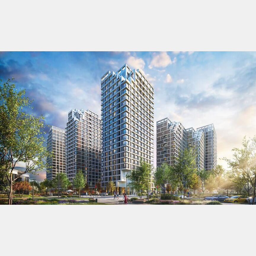 2-к. квартира, 55,1 м², 11/18 эт.