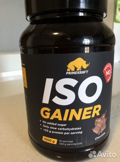 Спортивное питание. ISO Gainer, гейнер 1500 г