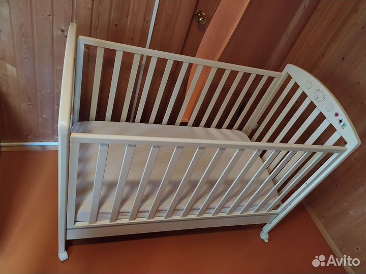 Детская Итальянская кроватка Erbesi в эмали