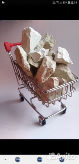 Мел природный и глина для еды