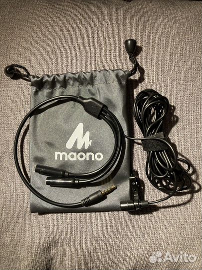 Микрофон петличный Maona