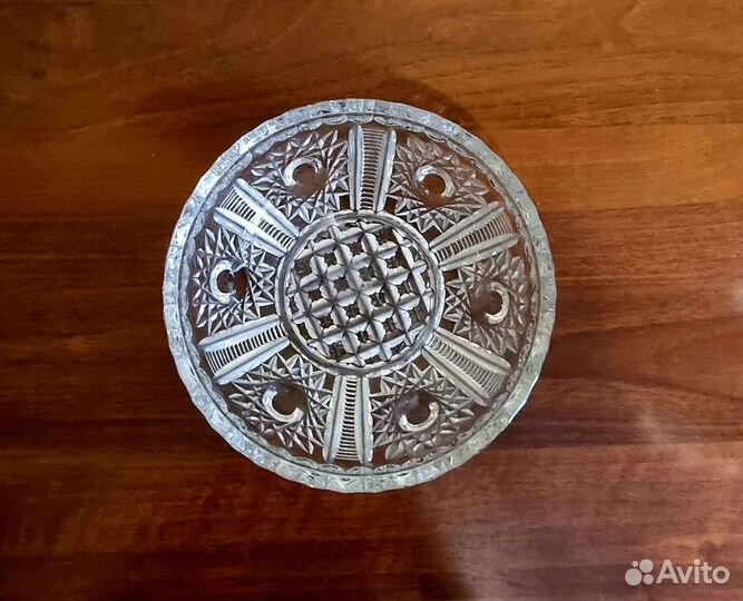 Ваза хрустальная СССР (Салатник )