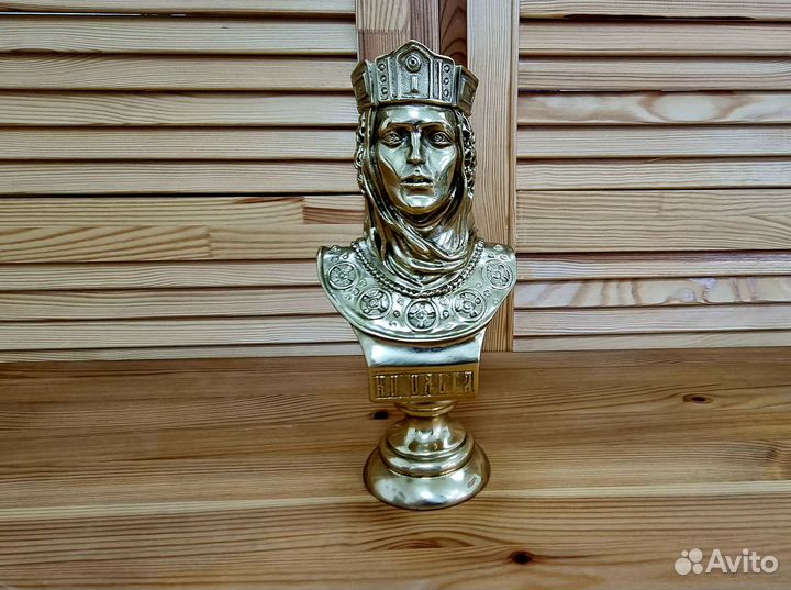 Бронзовый бюст «Княгиня ольга»