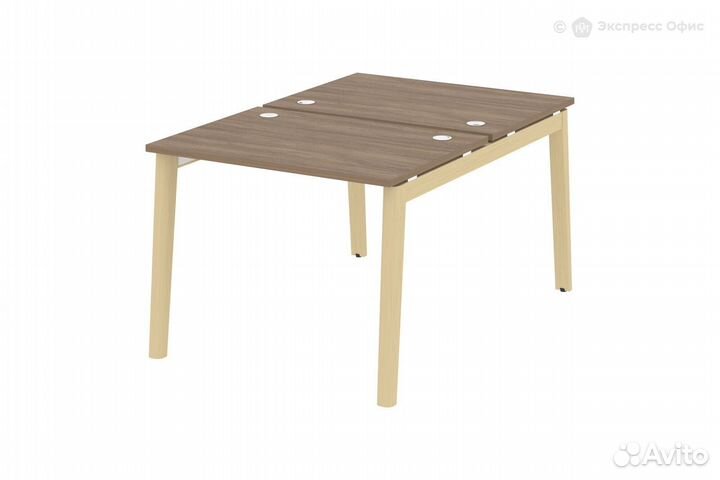 Стол-бенч двойной на деревянных опорах Onix wood O