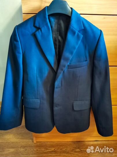 Пиджак школьный для мальчика 140