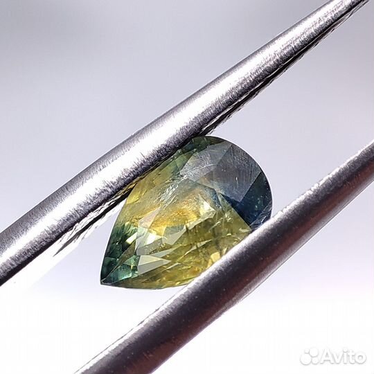 1.13 ct. Сапфир груша. Танзания + гемм. заключение