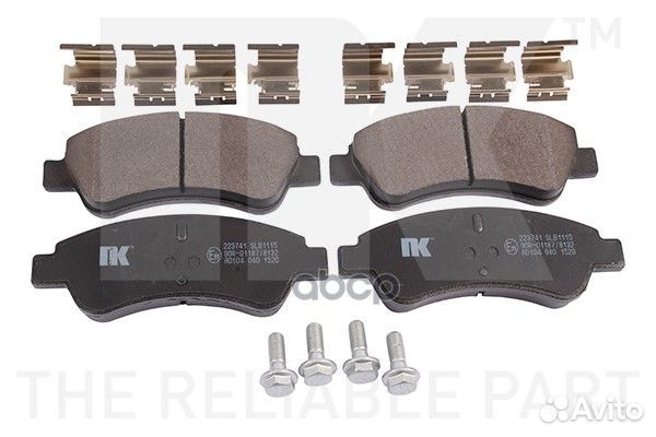 Колодки тормозные 223741 Nk