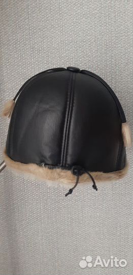 Кепка жокейка женская кожа