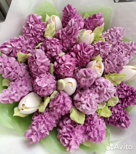 Сладкий букет из зефира