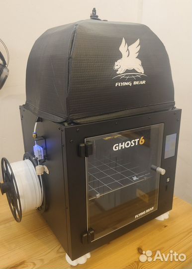 3D-принтер FlyingBearGhost 6 собранный с пластиком