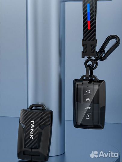 Чехол на ключ Tank 300 /500 / Танк 300 / 500 2023-2024 г.в Carbon