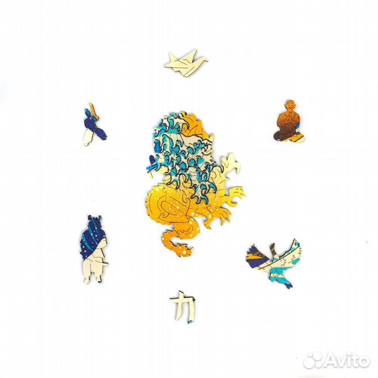 Деревянный пазл 