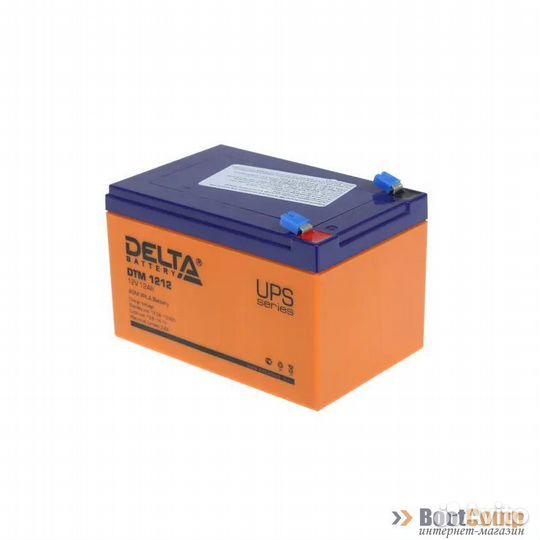 Батарея 12V/12Ah Delta DT 1212 клеммы F2