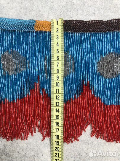 Винтажное украшения из бисера для абажура